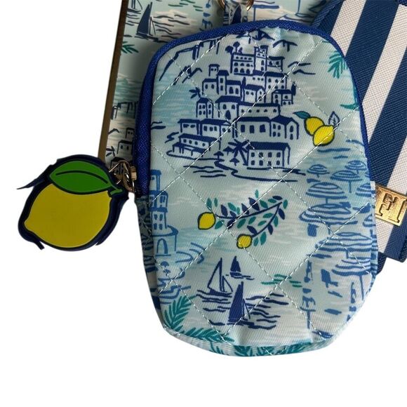 Wandering Moon Amalfi Coast Travel Set: Pouch & 2 Luggage Tags - Picture 8 of 9